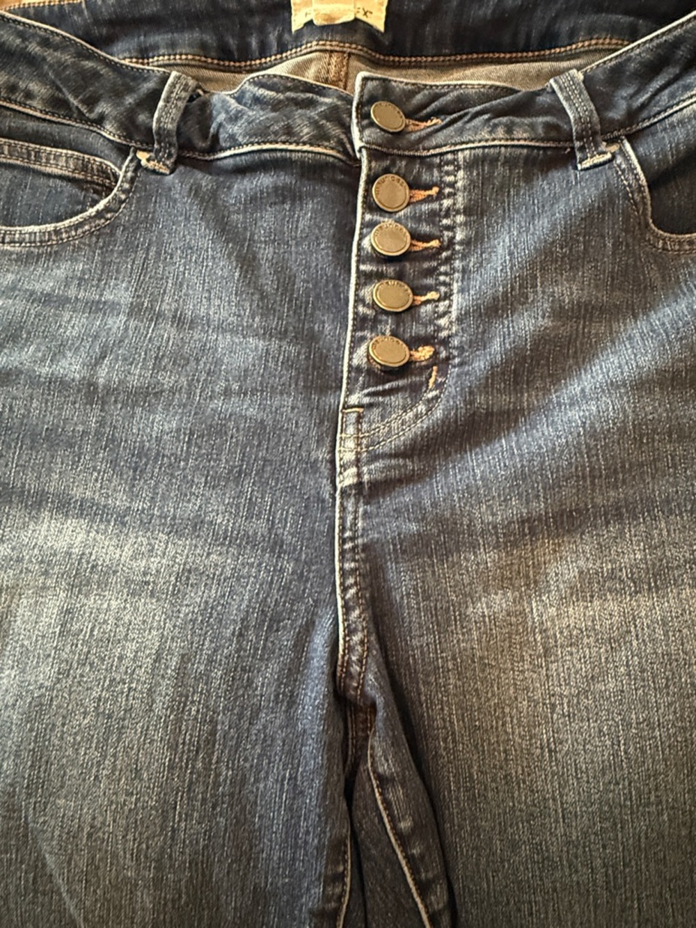 Maurices Everflex Women’s Skinny Jeans - Dark Blue - Picture 2 of 3